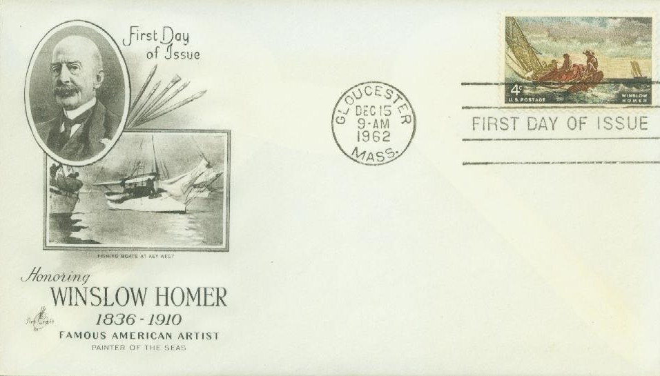 U.S. #1207 FDC – 1962 Homer First Day Cover.