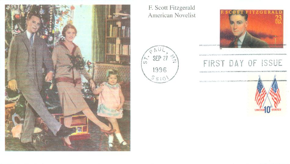 U.S. #3104 FDC – Fitzgerald First Day Cover picturing him and his family.
