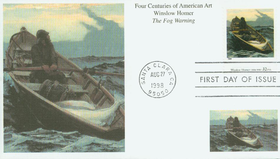 U.S. #3236j FDC – 1998 Homer First Day Cover.