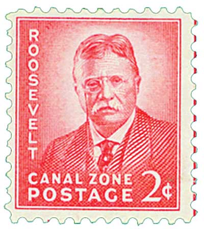 U.S. #CZ138 – Canal Zone stamp honoring Roosevelt.