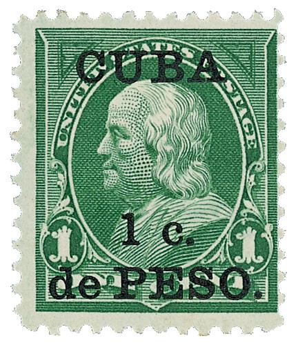 U.S. #CU221 – U.S. #279 stamp overprinted for use in Cuba.