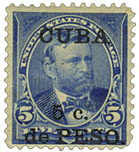 U.S. #CU225 – U.S. #281 stamp overprinted for use in Cuba.
