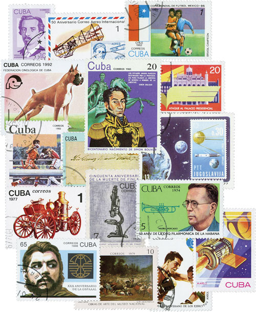 130 Cuba stamps