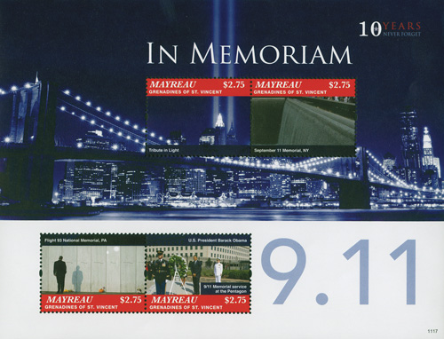 Item #M10964 was issued for the 10th anniversary of the attacks.