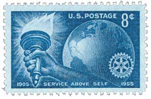 1955 Rotary Club stamp