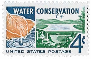 1960 Water Conservation stamp