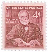 U.S. #1171 was issued on Carnegie’s 125th birthday. 