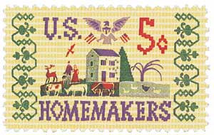 1964 5¢ Homemakers stamp