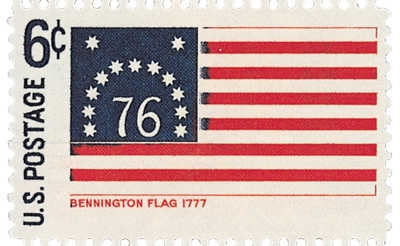 1968 6¢ Historic American Flags: Bennington