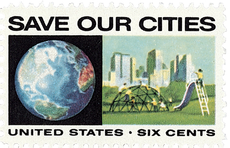 1970 Save Our Cities stamp
