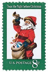 1972 Santa Claus stamp