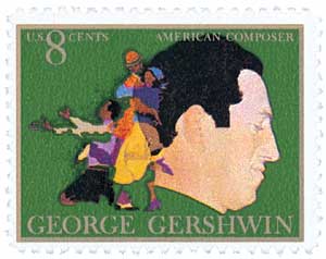 1973 8¢ George Gershwin stamp