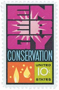 1974 Energy Conservation stamp