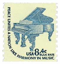 1978 8.4¢ Grand Piano stamp