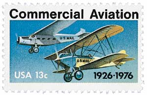 1976 13¢ Commercial Aviation