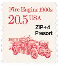 1988 Fire Engine stamp