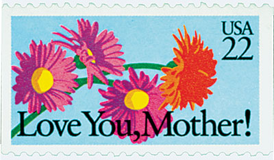 1987 Love You, Mother stamp