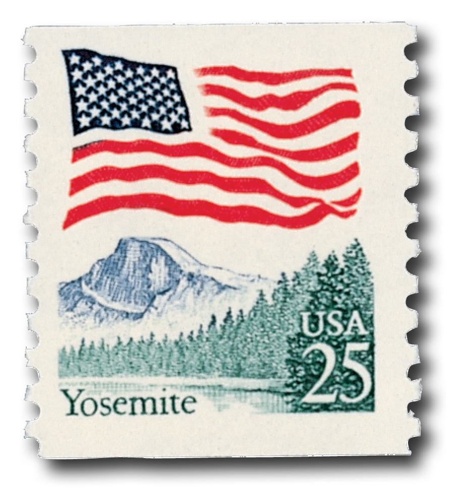 Flag Over Yosemite stamp