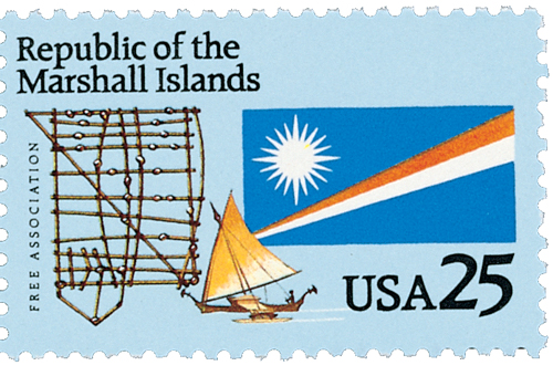 1990 25¢ Marshall Islands