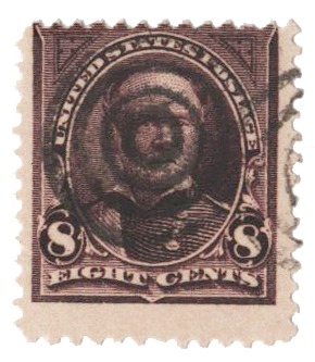 1895 Sherman USIR watermark stamp