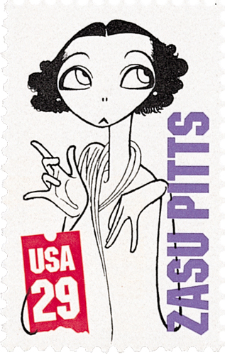 1994 29Â¢ Silent Screen Stars: Zasu Pitts stamp