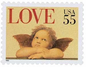 1995 Cherub stamp