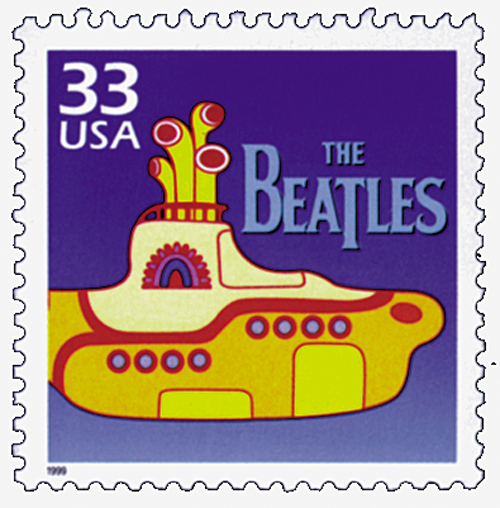 1999 33¢ The Beatles “Yellow Submarine”