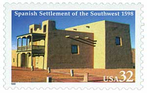 1998 Spanish Settlement of the South stamp