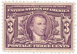 1904 US Scott #324 2 Cent Stamps Louisiana Purchase Thomas