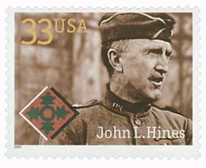 2000 33Â¢ Distinguished Soldiers: John L. Hines