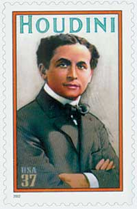 2002 Harry Houdini stamp