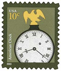 2003 American Clock stamp
