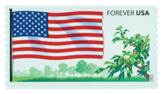 2012 Flags of Our Nation: US Flag stamp