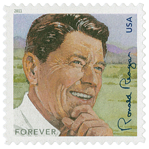 2011 44Â¢ Ronald Reagan stamp