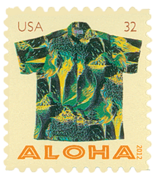 2012 32Â¢ Kilauea Volcano Aloha Shirts