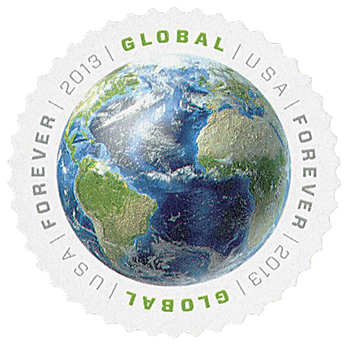 100 PCS Global Chrysanthemum Forever International Stamps
