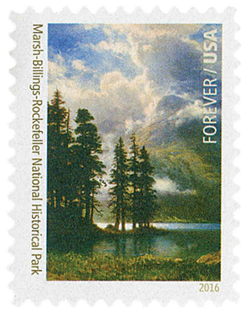 2016 National Parks Centennial: Marsh-Billings-Rockefeller National Historical Park stamp