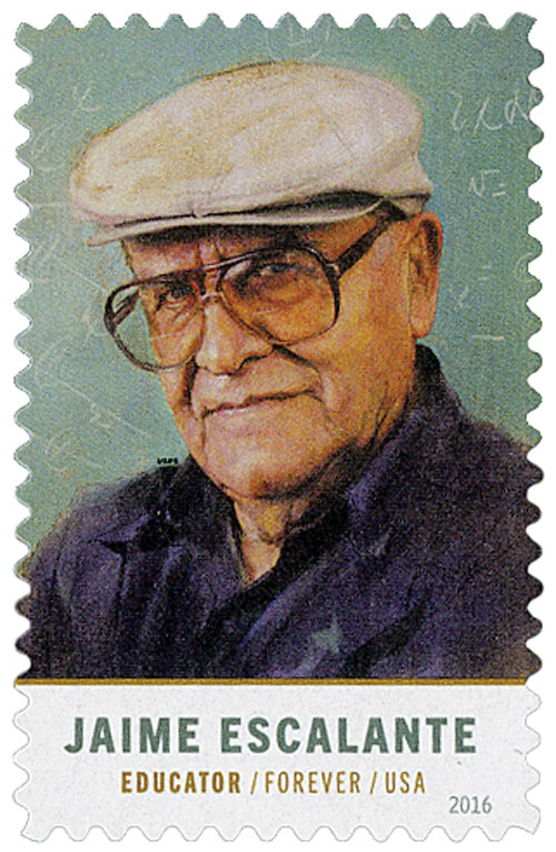 2016 47Â¢ Jaime Escalante stamp