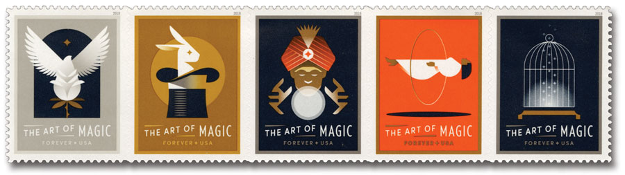 2018 Art of Magic stamps