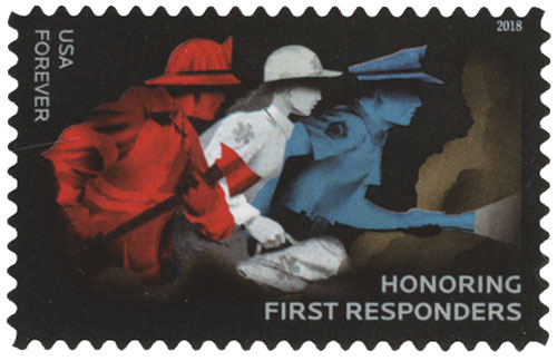 2018 Honoring First Responders stamp