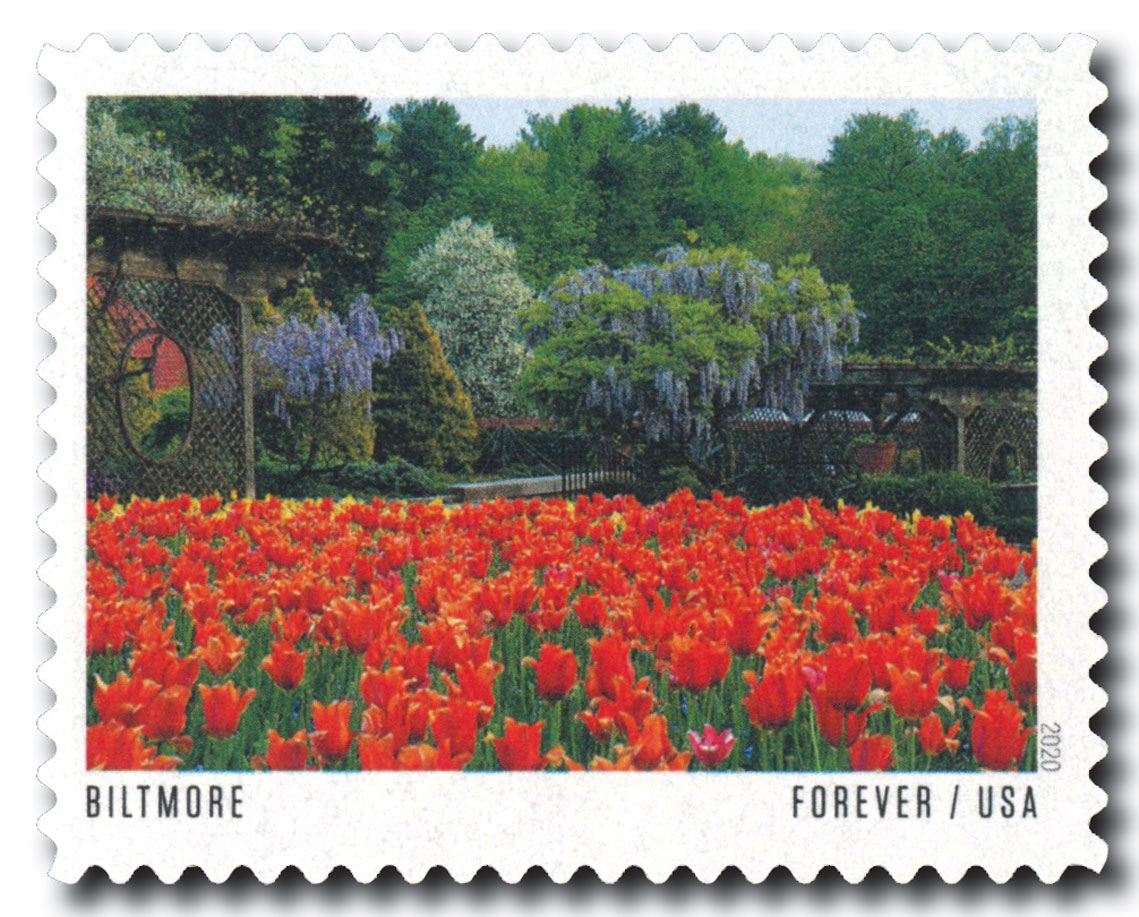 2020 Biltmore Estate Gardens stamp