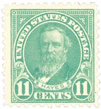 Series of 1922-25 11¢ Hayes