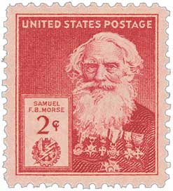 1940 Samuel Morse stamp
