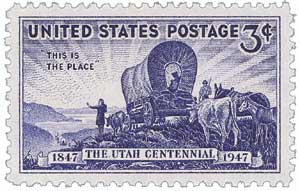 1947 Utah Centennial stamp