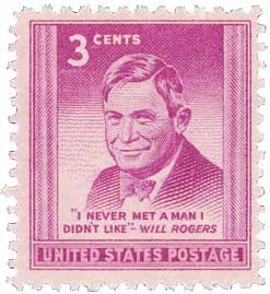 U.S. #975 was issued on Rogers’ 69th birthday. 