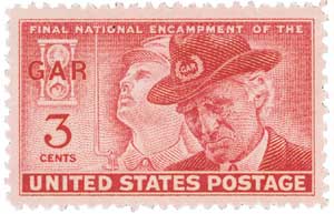 1949 3¢ Grand Army of the Republic stamp