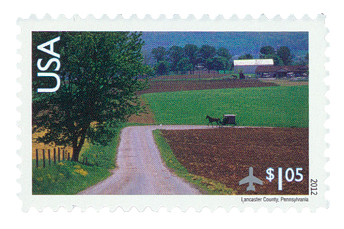 U.S. #C150 – Today Lancaster County is considered the center of Pennsylvania Dutch Country.