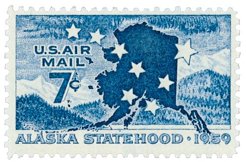 1959 Alaska Statehood stamp