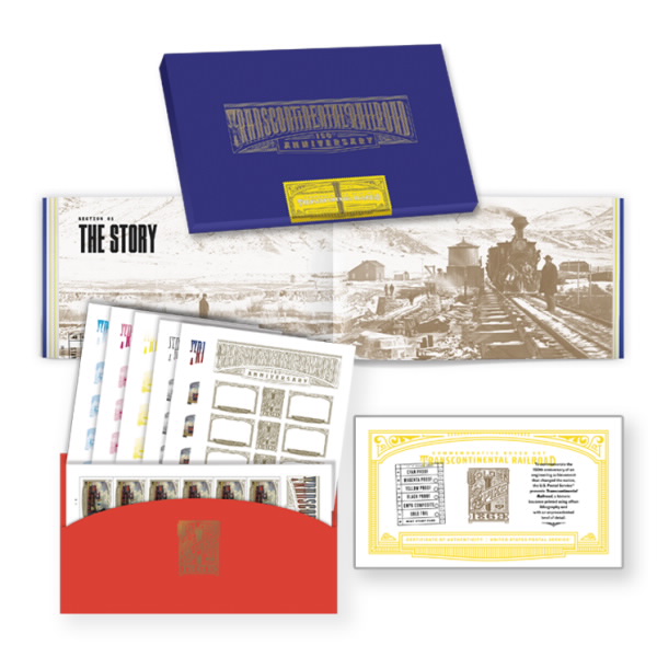 5758-62 - 2023 First-Class Forever Stamps - Historic Railroad Stations -  Mystic Stamp Company