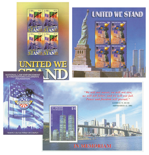 Item #M7863 – Collection of 20 mint United We Stand stamps.